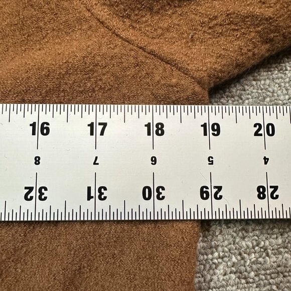 Courreges Vintage 1990s Ring Toggle Knit Coat Brown Size 38 / US Small / Medium - Picture 4 of 6